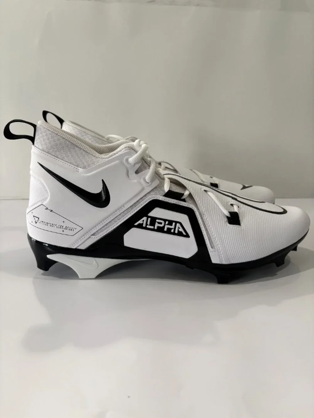 Nike Football Cleats Mens 16 WIDE Alpha Menace Pro 3 Mid White DH3292-100 NEW